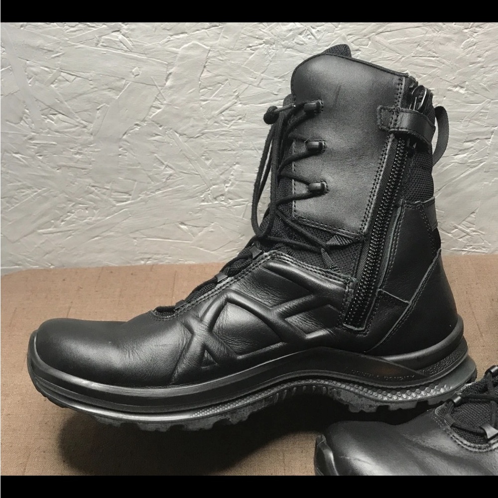 No Inserts Haix Black Eagle Tactical 2.0 GTX Men's Boots Side Zip Black Size 10M - Picture 4 of 16
